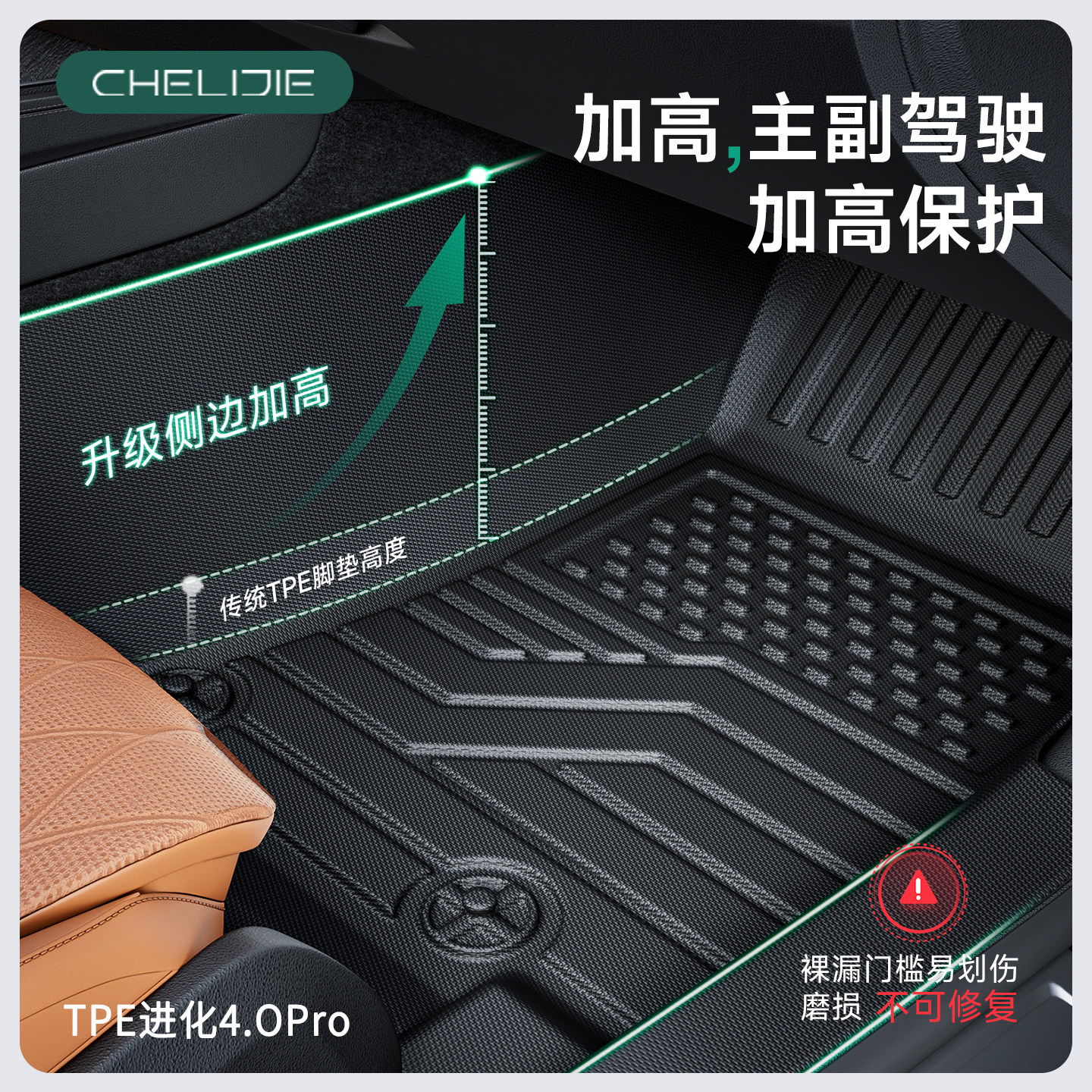 包门槛TPE汽车脚垫适用于长安CS75/55/35逸动Plus UNIV X5深蓝S05