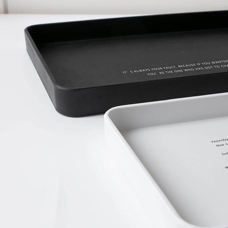 加厚密胺长方形北欧水杯托盘茶盘家用客厅甜品水果盘子ins收纳盘,淘宝优惠券,粉丝福利购,淘宝优惠卷