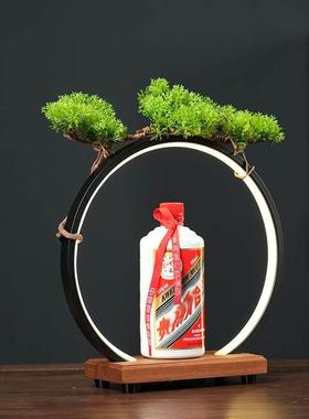 酒展示台灯，戒指，酒座，装饰品，酒柜，酒庄，红酒，洋酒展示架