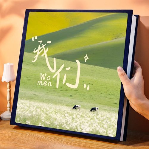 相册本大容量纪念册插页5寸6寸7情侣照片收纳恋爱记录影集相薄册 - 图3