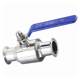 Manufacturer direct sales stainless steel quick load ball valve 304/316L clamp valve DN20 manual straight-through ball valve