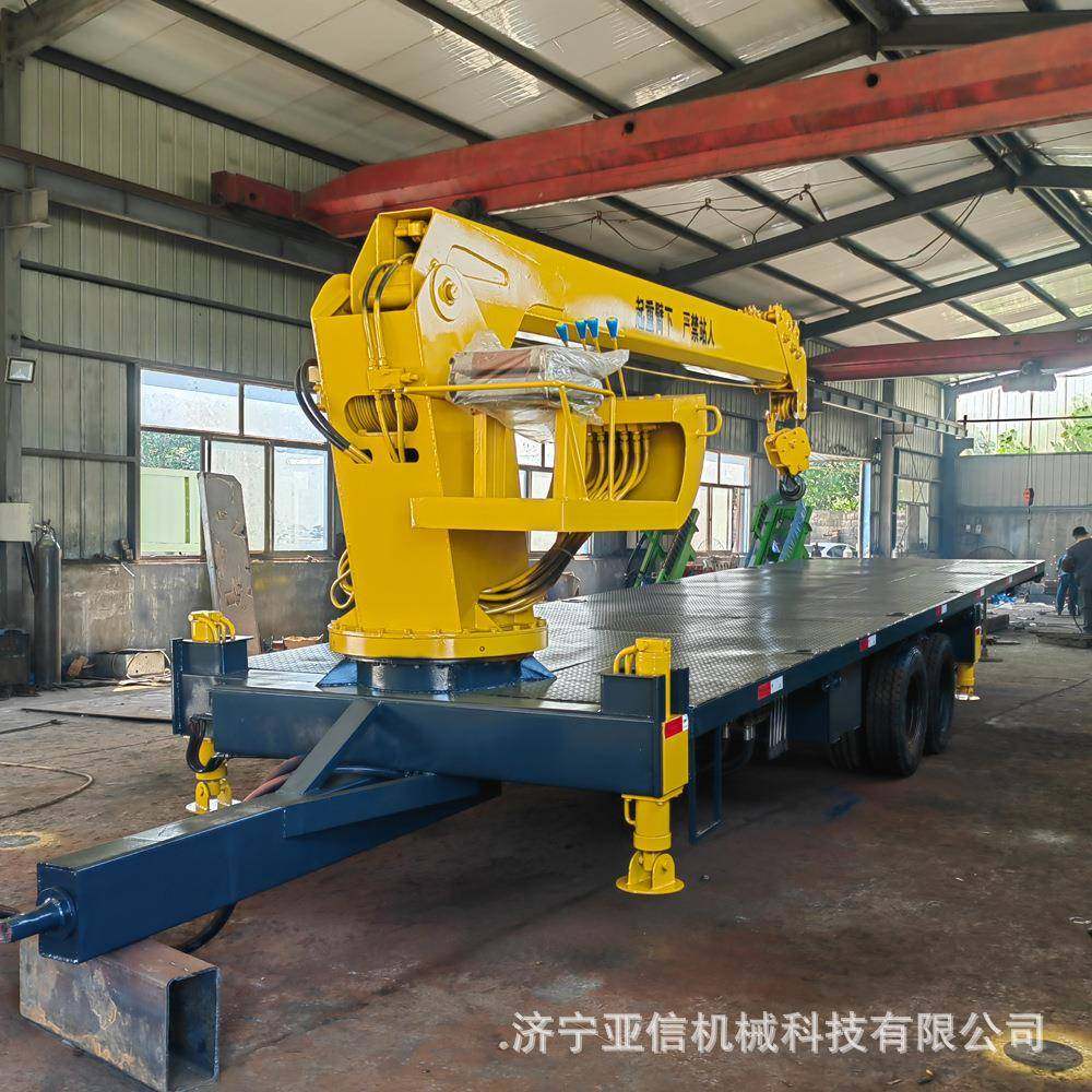 8吨平板随车吊农用拖拉机牵引吊机吊装运输一体拖车吊,淘宝优惠券,粉丝福利购,淘宝优惠卷