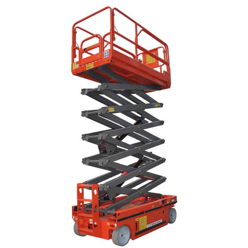 升降台自行走液压剪叉升降平台户外高空作业车全自行升降机 - 图0
