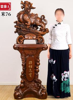 树脂落地貔貅摆件大型公司开业乔迁礼品贺礼饭店酒店大厅大堂装饰