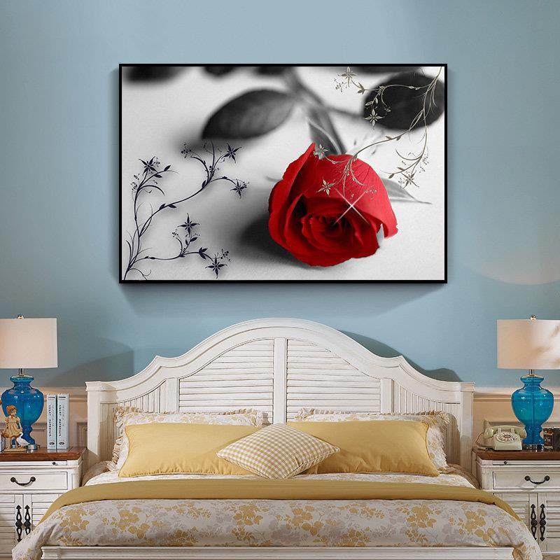 卧室床头装饰画现代简约客厅背景墙房间墙画壁画酒店宾馆单幅挂画,淘宝优惠券,粉丝福利购,淘宝优惠卷