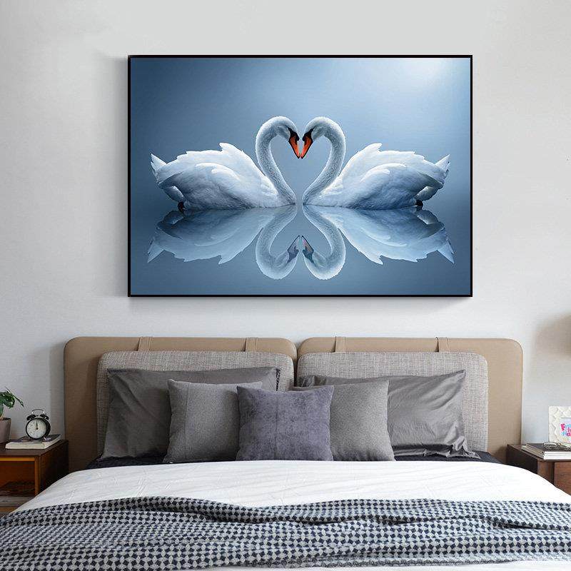 卧室床头装饰画现代简约客厅背景墙房间墙画壁画酒店宾馆单幅挂画,淘宝优惠券,粉丝福利购,淘宝优惠卷