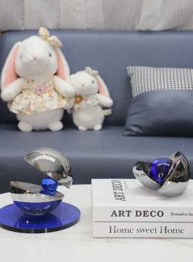 北欧创意水晶河蚌摆件客厅玄关酒柜电视柜办公室家居桌面软装饰品