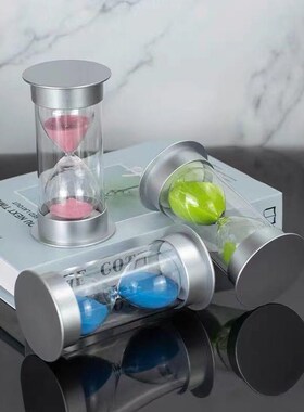 沙漏计时器c儿童防摔20/30/60分钟自律学习时间管理流沙瓶专用学