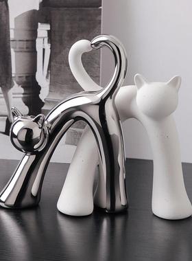 贝汉美创意酒柜装饰品摆件轻奢高档客厅电视柜家居桌面陶瓷工艺品