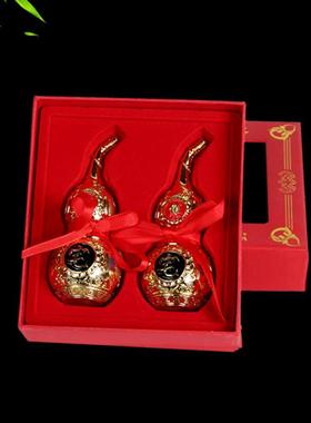 铜葫芦风水摆件纯黄铜八卦合金摆件家居挂件饰品