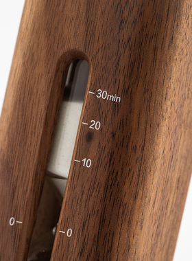 精选马鹿沙漏计时器30分钟礼物定制logo刻字办公桌摆件桌面实木防