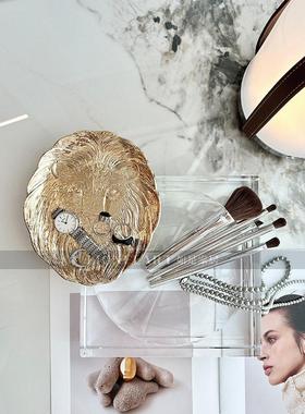 如收纳托盘，高豪华合金K9水晶托盘，珠宝收纳，私人水果托盘，会