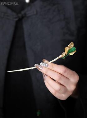 发簪古风女高级感新中式