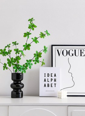 优选现代ins风玄关摆件客厅卧室装饰画电视柜摆花高级感小众艺术