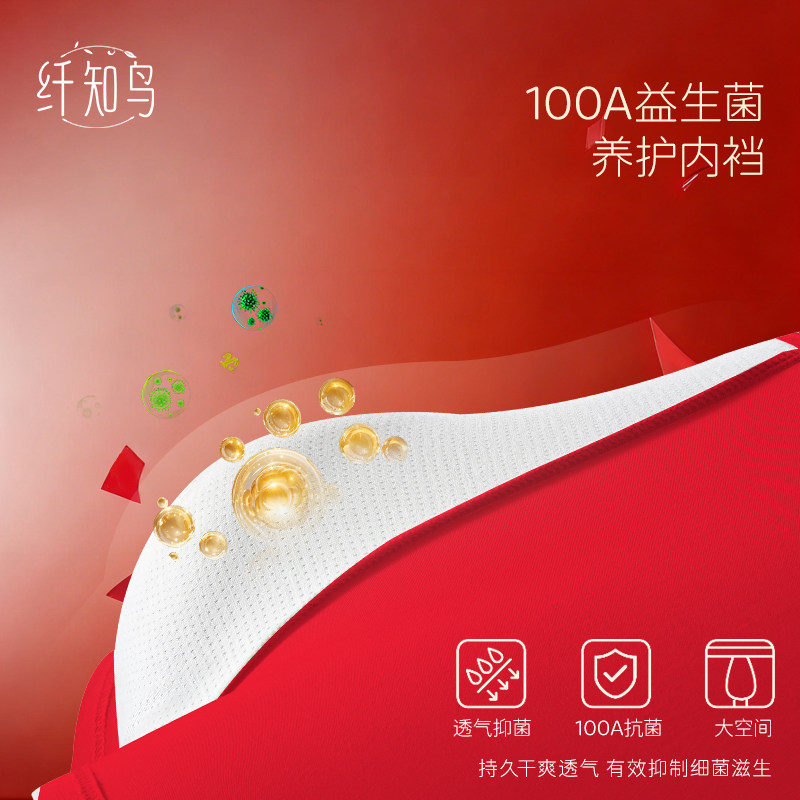 纤知鸟暖绒益生菌100A抗菌桑蚕丝大码男士内裤Q2219H,淘宝优惠券,粉丝福利购,淘宝优惠卷