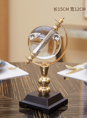 优选欧式办公室领导书柜地球仪摆件客厅书房家居装饰品轻奢工艺水