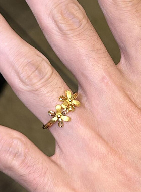 INS爆款意大利古法金色拉丝