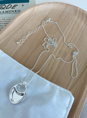 韩国小众马鞍包项链简约不规则