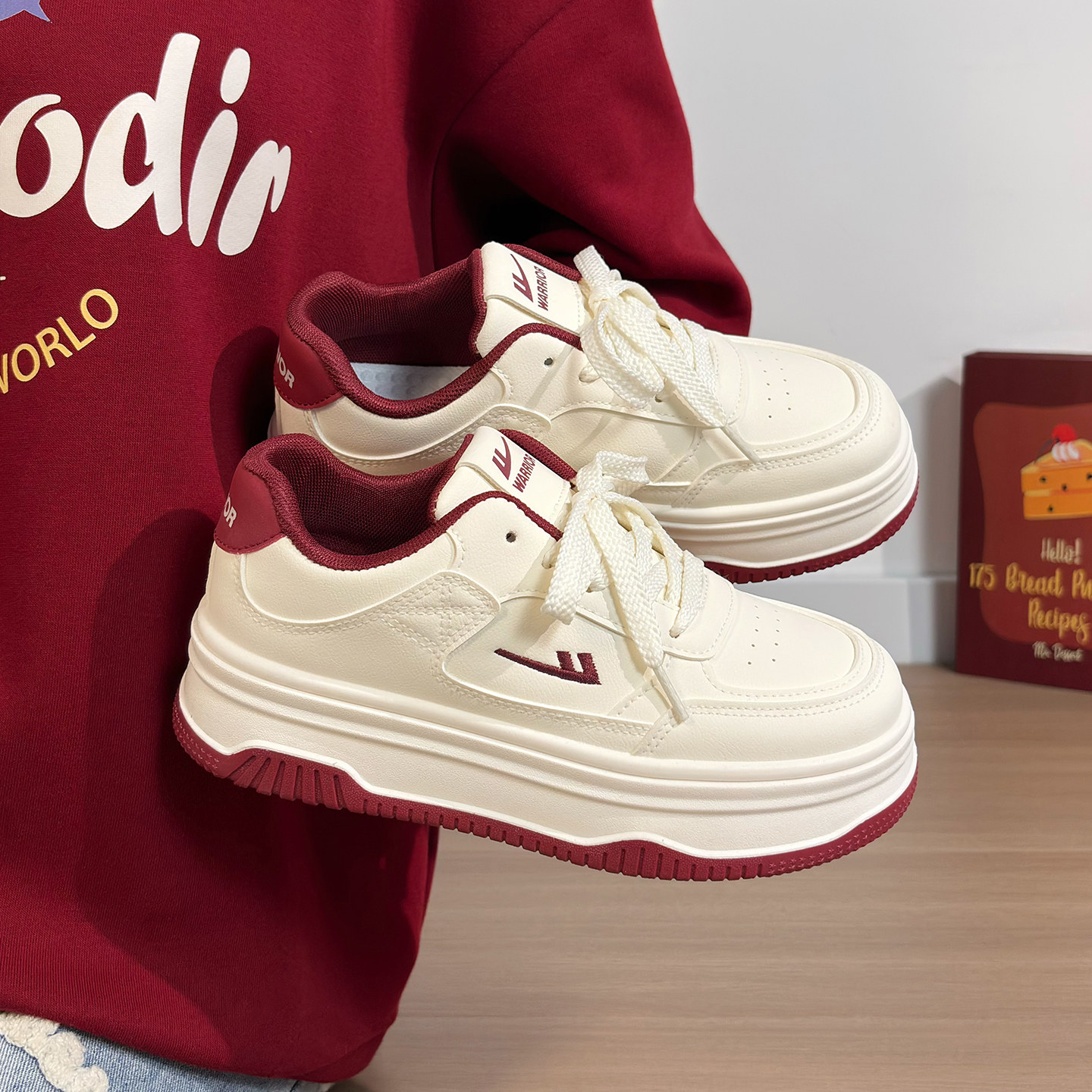 回力鞋子女加绒厚底板鞋女款2025新款秋季百搭小白鞋运动休闲鞋女,淘宝优惠券,粉丝福利购,淘宝优惠卷