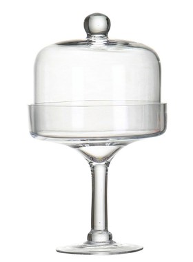 优选客莱达欧式玻璃罩玻璃装饰品摆件设玻璃工艺品软装饰品高脚蛋