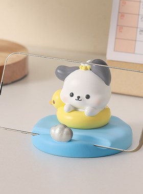 创意小狗手机支架摆件可爱卡通办公室工位情绪治愈系装饰生日礼物