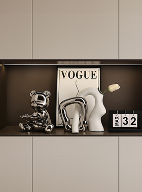 优选贝汉美玄关摆件轻奢入户餐边柜客厅家居收纳装饰酒柜乔迁新居