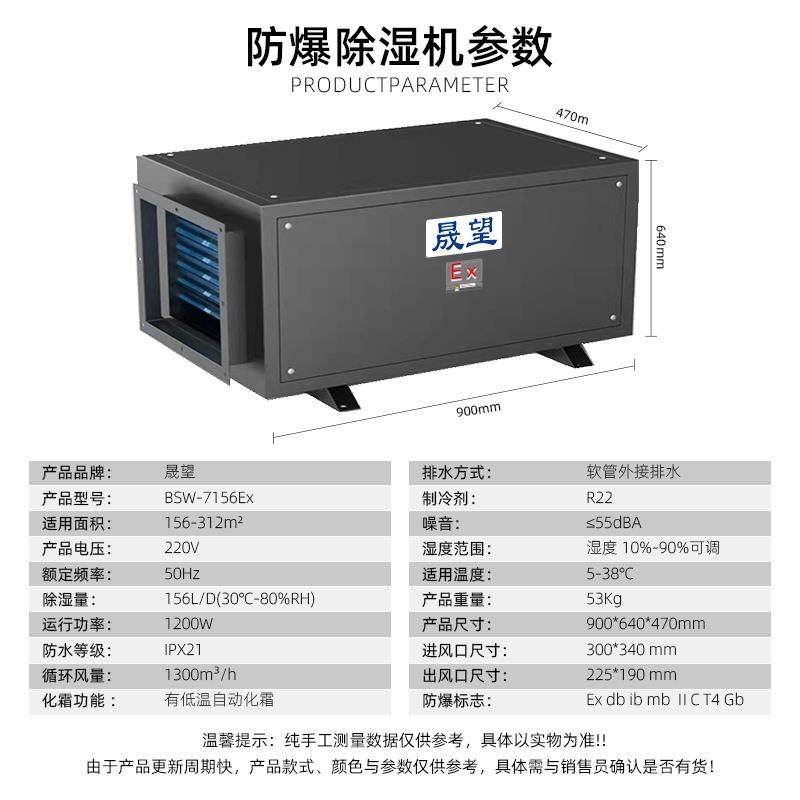 晟望防爆除湿机156L吊顶式 220V实验室快速除湿自动化霜 厂家直销,淘宝优惠券,粉丝福利购,淘宝优惠卷