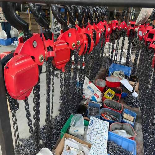 手拉葫芦圆形倒链手拉葫芦小型起重葫芦吊三角起重链条手拉葫芦 - 图0