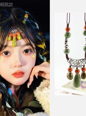 民族风毛衣链云南丽江旅