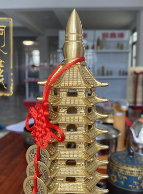 文昌塔摆件 纯铜文昌塔1N3层 十三层的