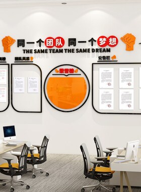 荣誉墙通知宣传公告栏员工风采z展示照片墙企业文化办公室墙面装