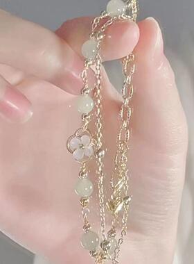 网红爱心感温变色闺蜜手炼二人学生一对三人超仙友谊温度感应手环