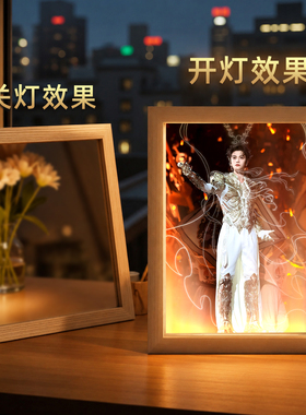 丁禹兮镜子灯光画演唱会周边礼物