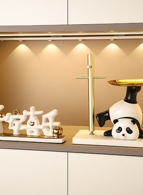 优选轻奢入户玄关钥匙收纳摆件家居客厅酒柜电视柜装饰品乔迁新居