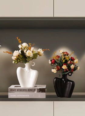 优选轻奢仿真花花瓶摆件玄关酒柜客厅高级感客厅电视柜家居装饰品