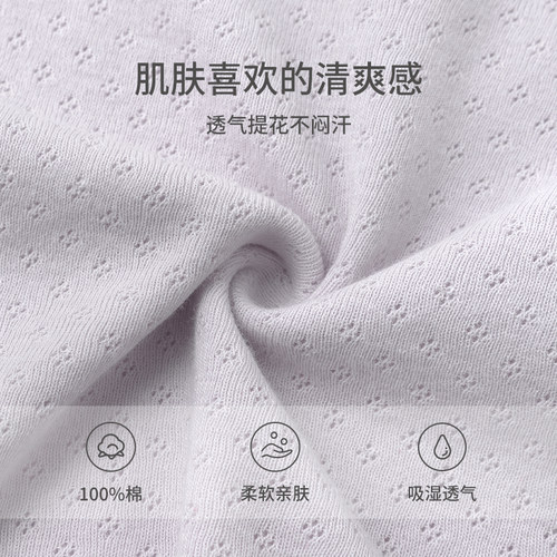 考拉鼻鼻[甜心提花T恤·清爽透气]女童春夏舒适百搭清新多色短袖 - 图2