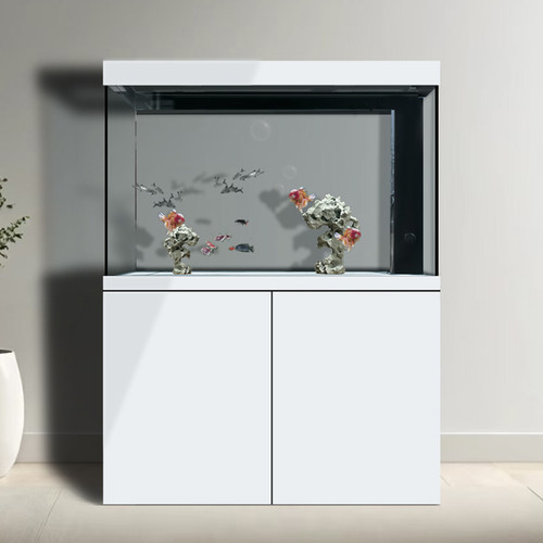 御品空间2025新款鱼缸客厅大型底滤超白免换水水族箱落地家用 - 图1