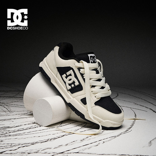 DCSHOES ASTRA 夏季新款黑白拼色美式休闲板鞋男厚底休闲鞋子男鞋 - 图1