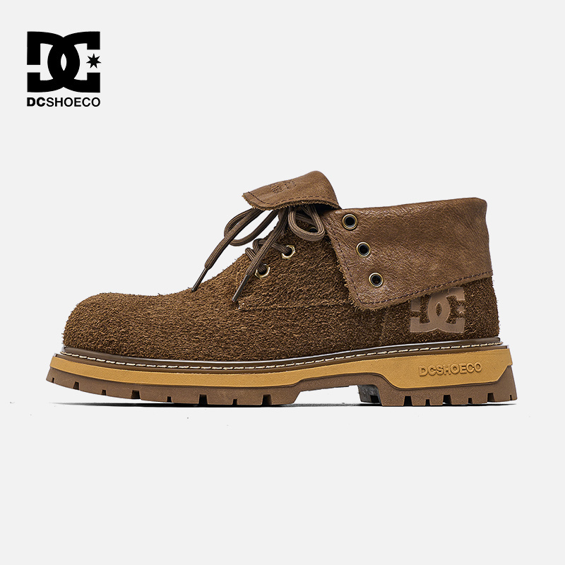 DC SHOES KRYSSA EDGE 复古马丁靴男2025新款秋冬头层牛皮工装鞋 - 图3