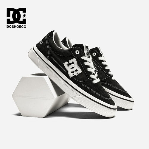 DCSHOES CANVAS 秋季透气牛皮男鞋男士板鞋情侣鞋子爆炸帆布鞋男 - 图1