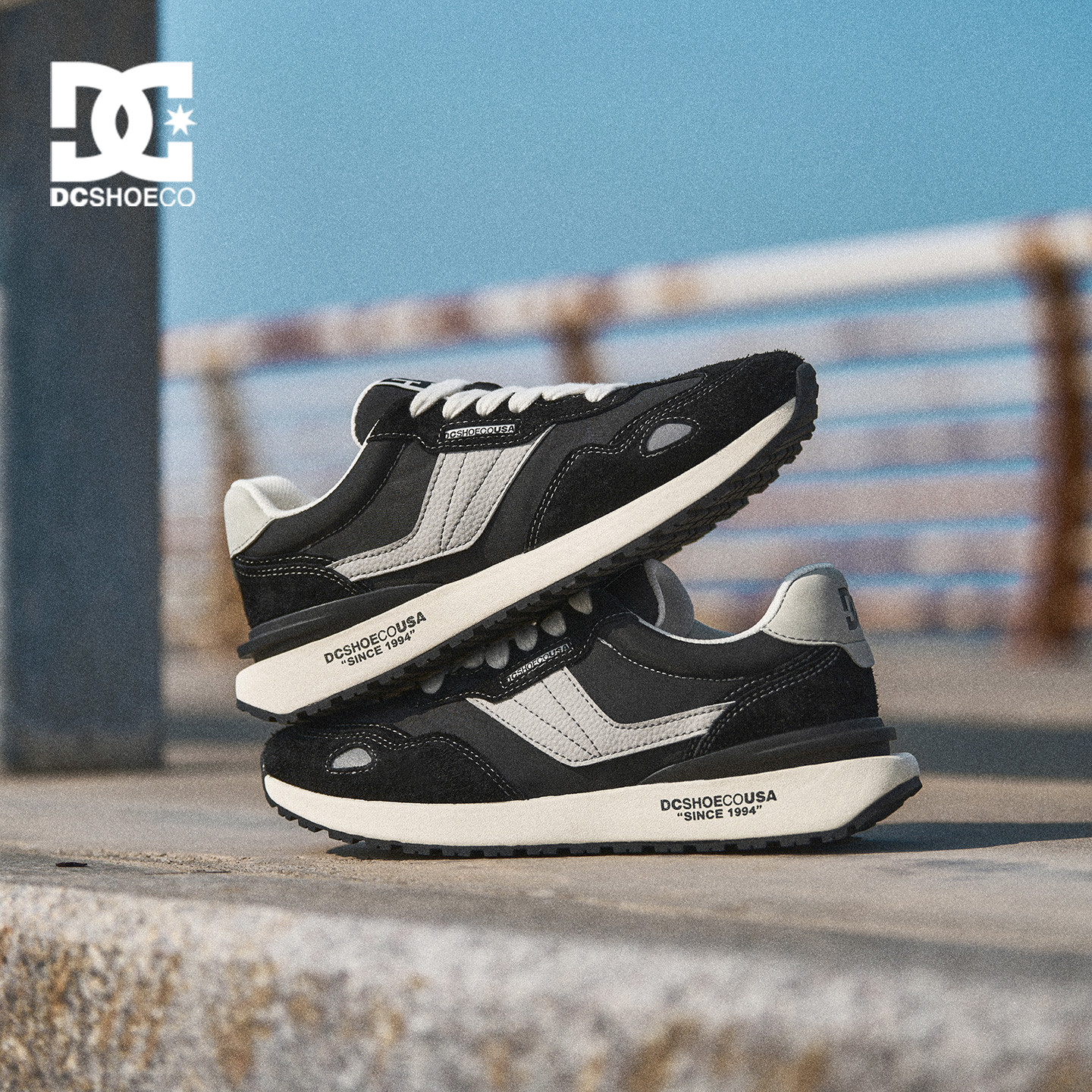 DCSHOES SANTA CRUZ 2026夏季新款男鞋厚底阿甘鞋真皮透气休闲鞋