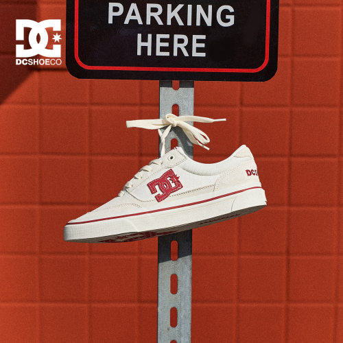 DCSHOES CANVAS 夏季新款男鞋帆布鞋真皮小白鞋休闲鞋男 - 图1