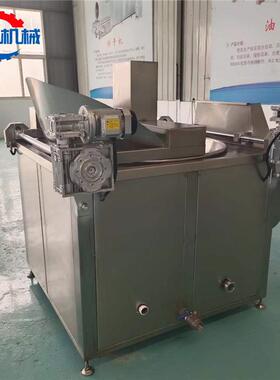 钢自动搅拌腐虾条油炸锅不锈鱼豆油炸设备 电加热豆泡油炸 机厂家