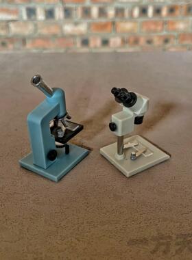 场景模型仿真微缩实验室迷你小显微镜试管微景沙盘道具造景装饰摆