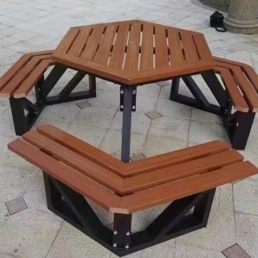 户外休闲桌椅庭院家用茶桌凳小区广场塑木桌子公园象棋桌椅厂家,淘宝优惠券,粉丝福利购,淘宝优惠卷