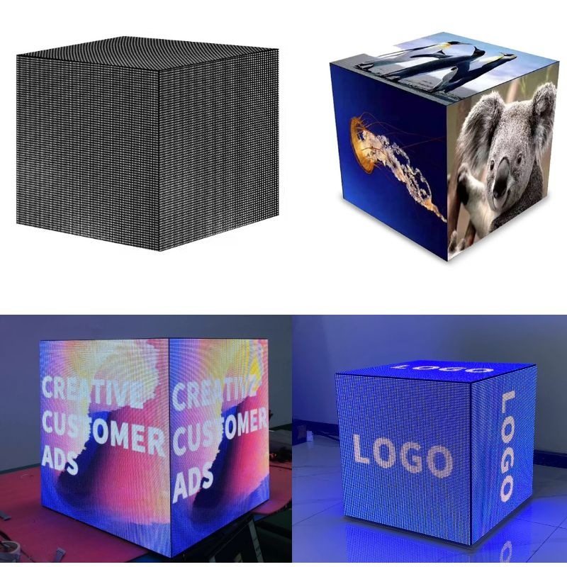 LED异型屏 魔方屏 室内户外商场酒吧舞台KTV立方体创意全彩魔方屏,淘宝优惠券,粉丝福利购,淘宝优惠卷