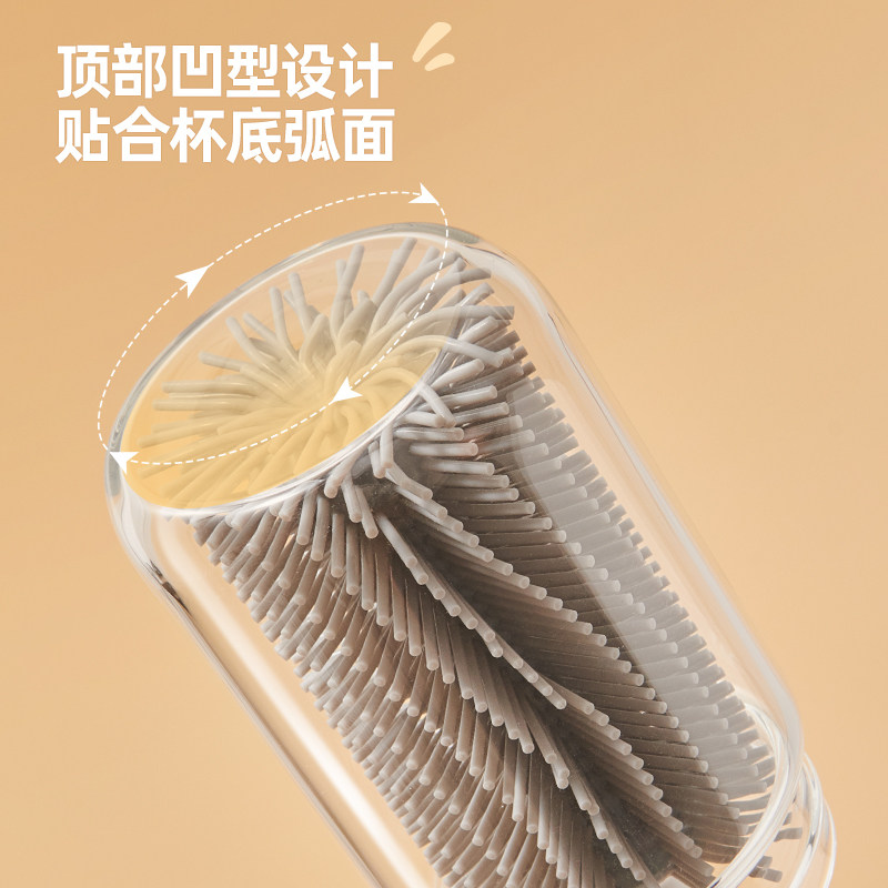 ecoco水杯刷杯盖刷奶瓶专用刷子硅胶三合一多功能清洗刷杯刷神器,淘宝优惠券,粉丝福利购,淘宝优惠卷