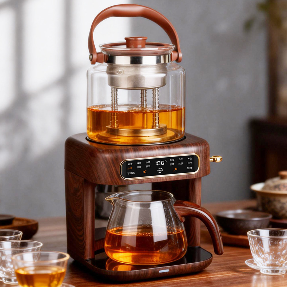 萃礼纯钛煮茶壶养生壶萃茶蒸汽煮茶器全自动真空喷淋蒸煮上水一体