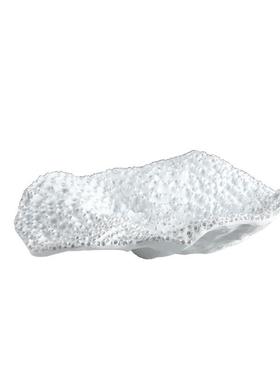 现代简约白色珊瑚果盘创意家居样板房别墅餐桌茶几托盘摆件软装