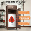 Tiger new Chinese style solid wood invisible safe for home use 100 pounds password fingerprint CSP national standard safe 2026 new 110cm high anti-theft living room bedroom high-end hidden fixed